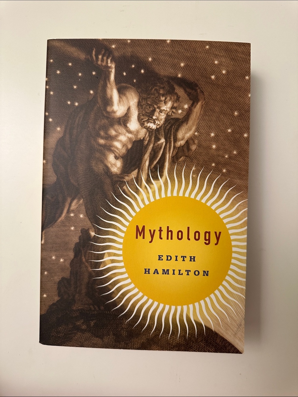 Barnes & Noble Brown and Yellow "Mythology" by Edith Hamilton